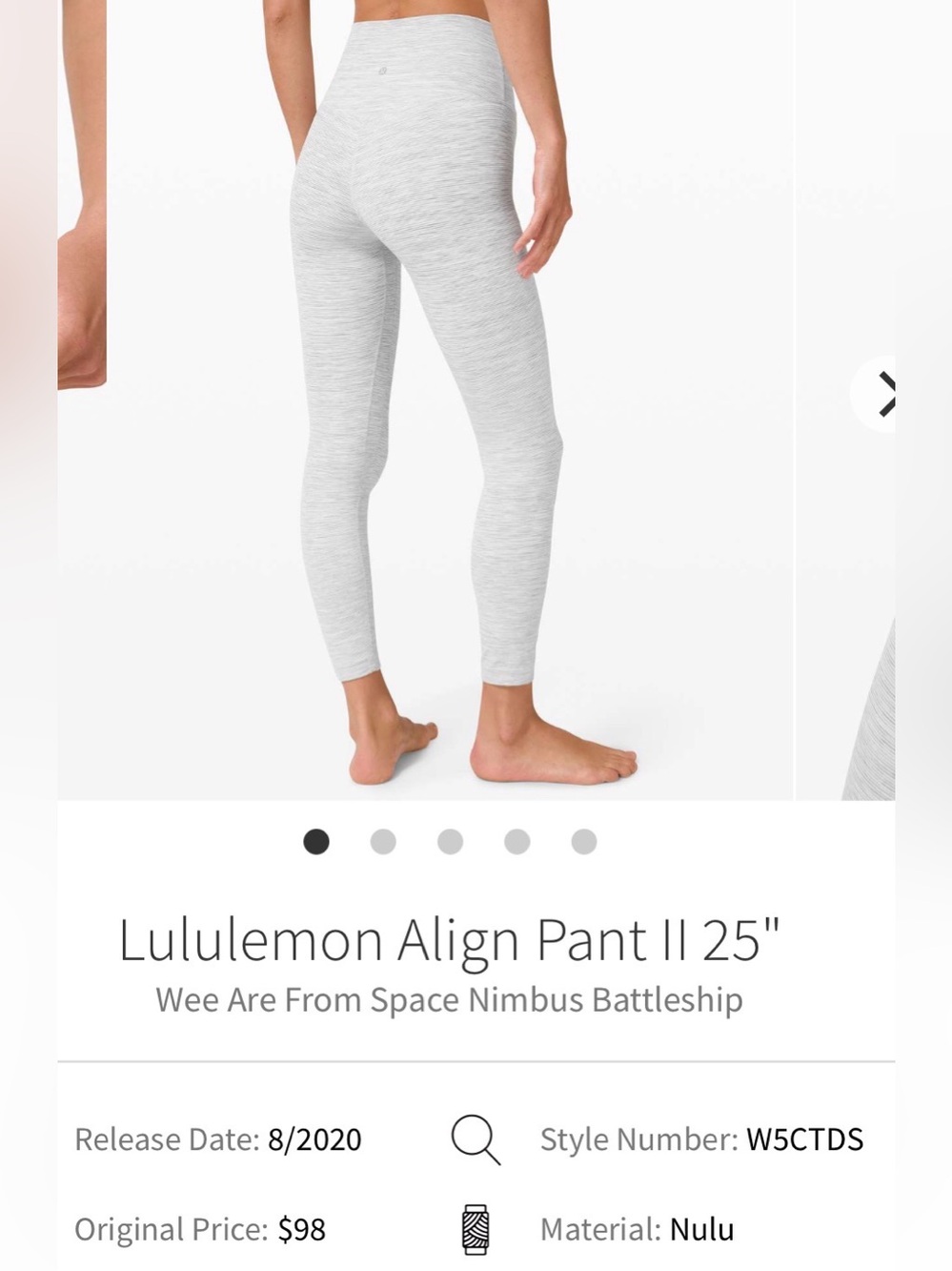 Lululemon align 25” Size 2 - Picture 9 of 9
